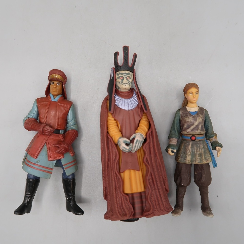 Star Wars Episode I Nute Gunray Commtech, Soilder, Padmé Naberrie 4" Figure lot